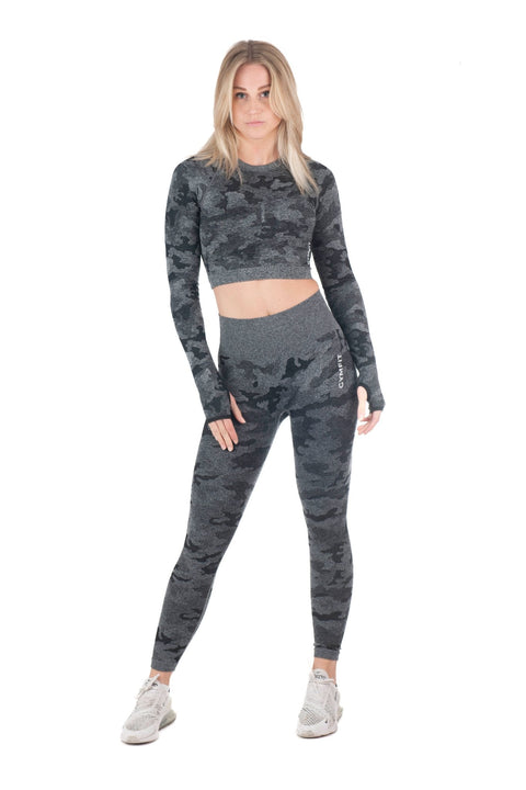 Legging Camo Black GYMFIT 